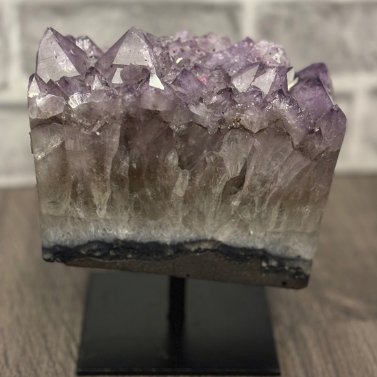 Amethyst Cluster w/stand