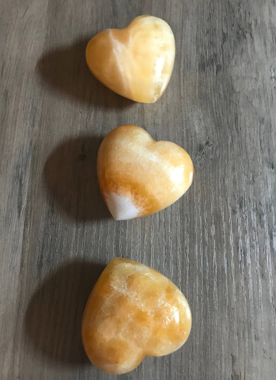 Calcite Puffy Hearts