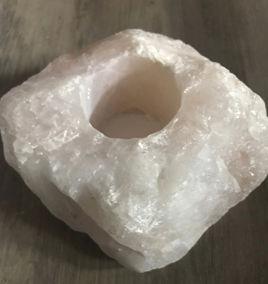 Rose Quartz Tea Light holder