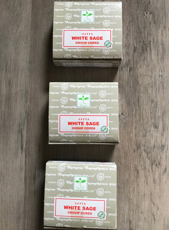 Satya White Sage Incense Cones