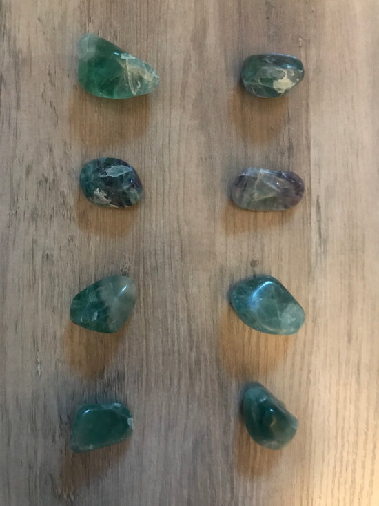 Rainbow Fluorite Tumbles