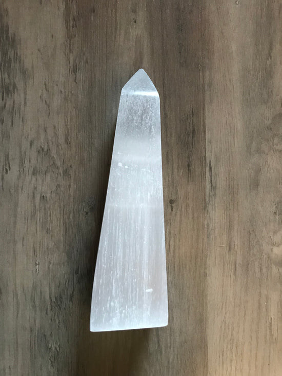 Selenite Obelisk