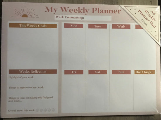 Good Vibes Weekly Planner