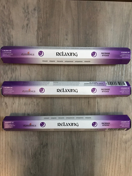 Elements Relaxing Incense Sticks