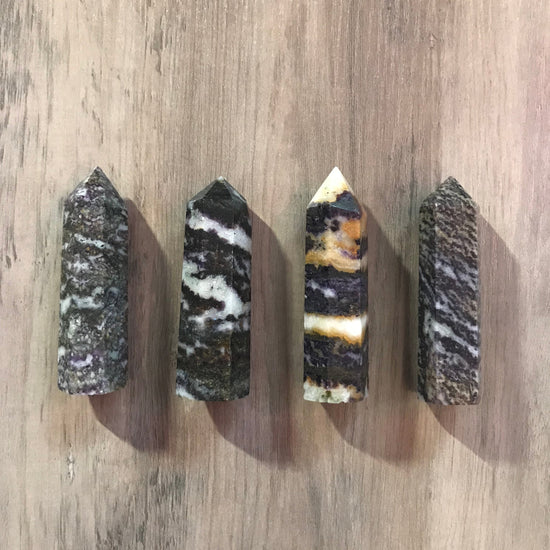 Purple Zebra Jasper Points/E-H