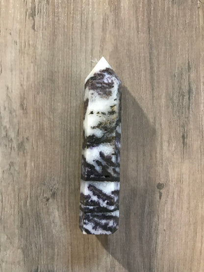 Purple Zebra Jasper Points/A-D