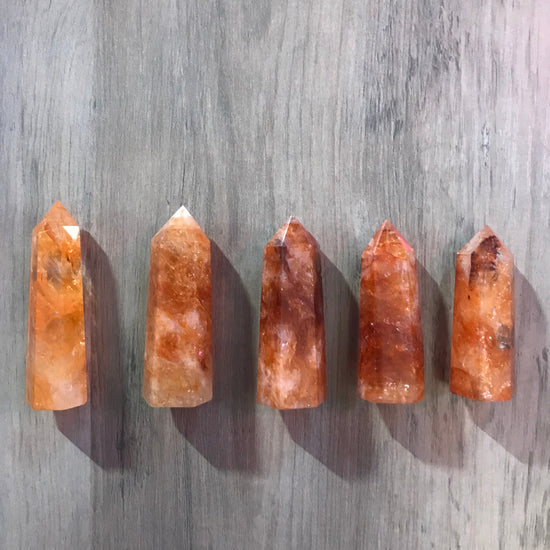 Fire Quartz Tower Points/K-O