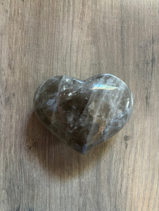 Smoky Quartz Hearts A-D